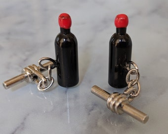 Wine Bottle Cufflinks