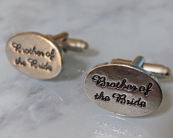 Brother of the Bride Wedding Cufflinks