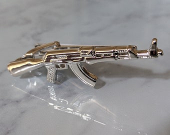 AK47 Novelty Tie Bar