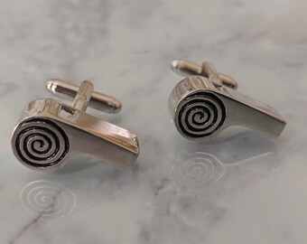 Referee Whistle Cufflinks