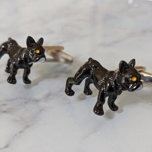 Black Bulldog Cufflinks