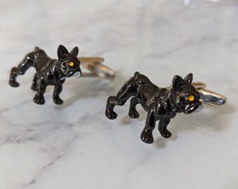 Black Bulldog Cufflinks