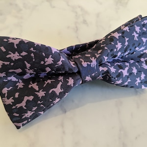 Two Toned Purple Bow Tie