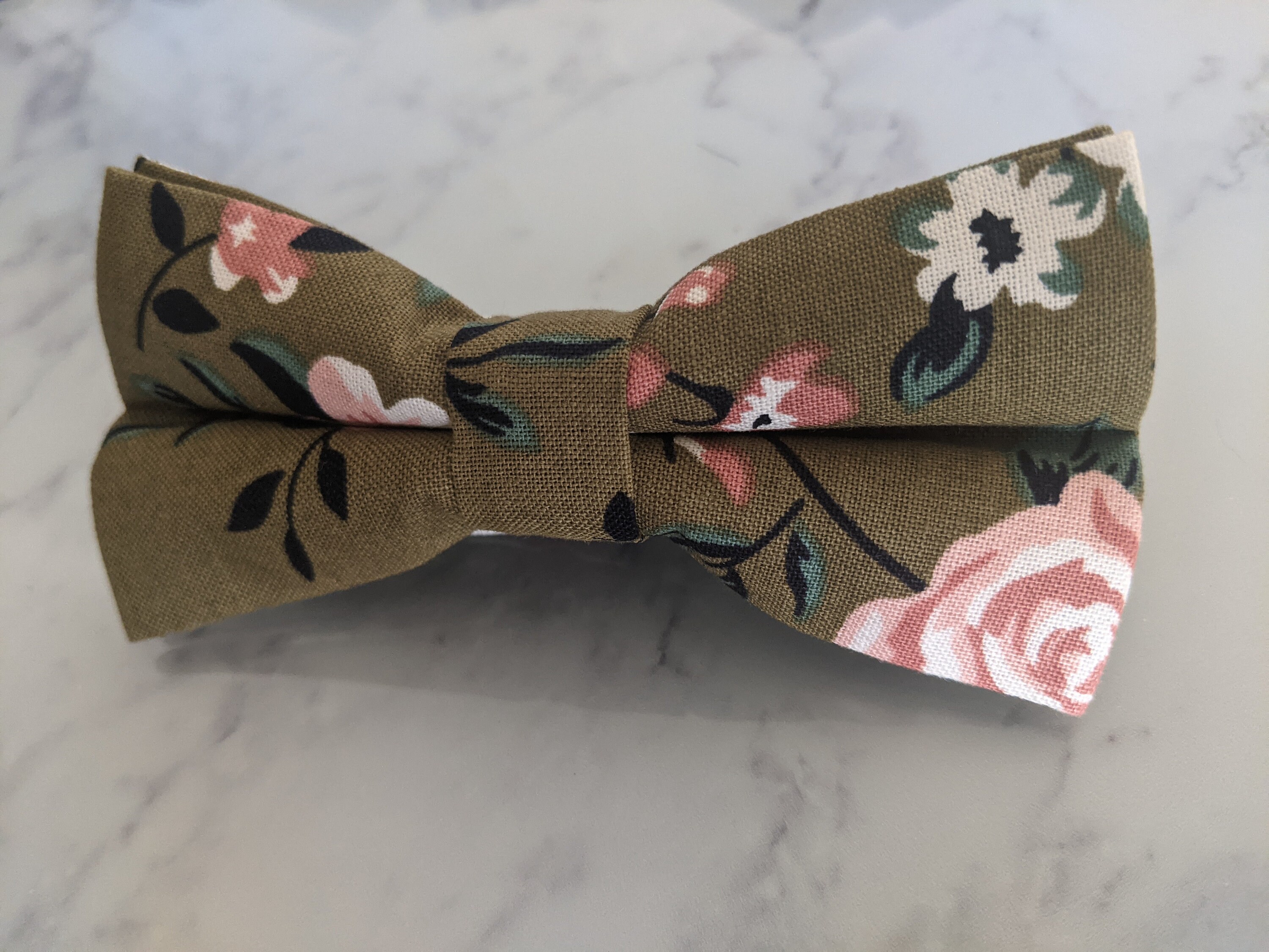 army dress blue bow tie