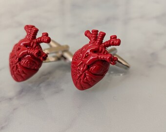 Anatomical Heart Cufflinks