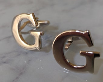 Letter G Initial Cufflinks