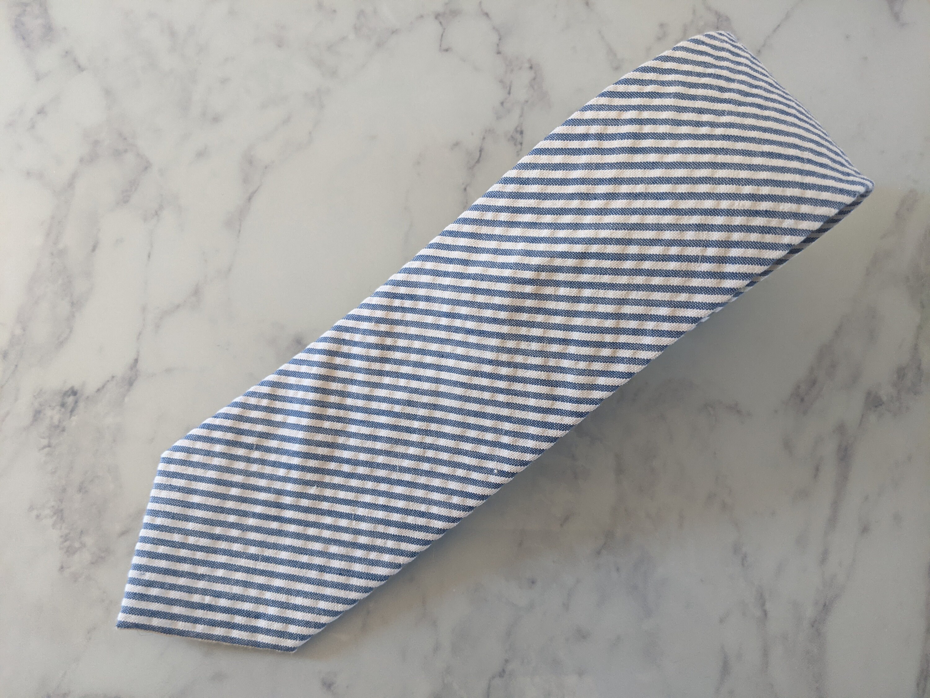 mens seersucker tie