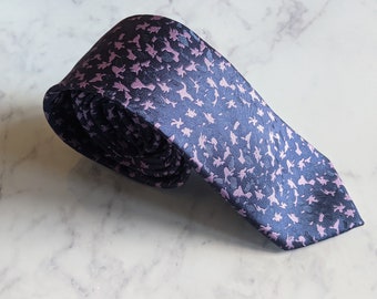 Modern Purple Handmade Tie