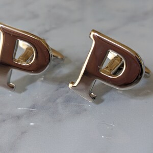 Letter P Initial Cufflinks