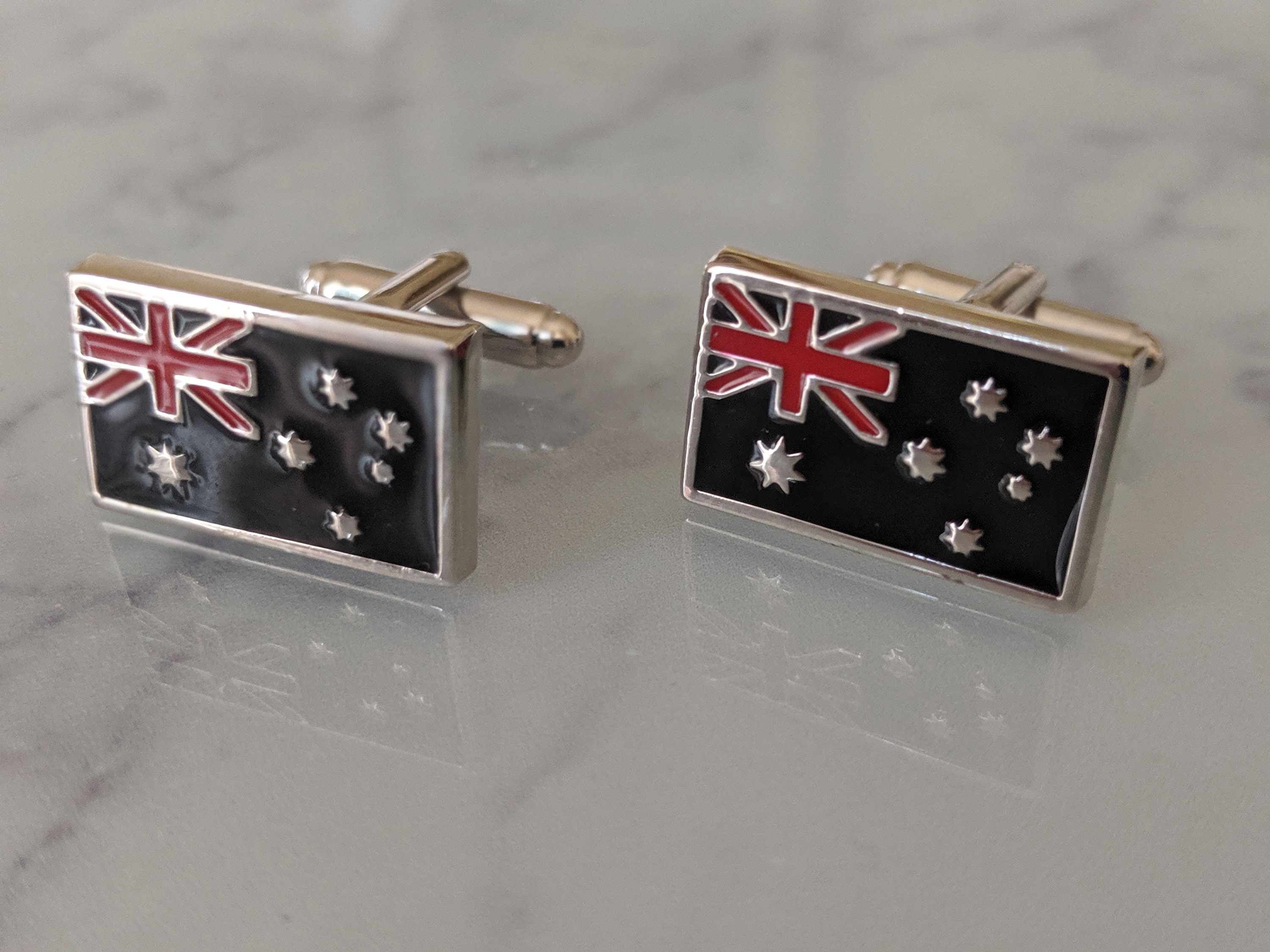 or Special Occasion Australian Flag High Quality Cufflinks for Dress Work or Special Occasion Australian Flag High Quality Cufflinks for Dress Work