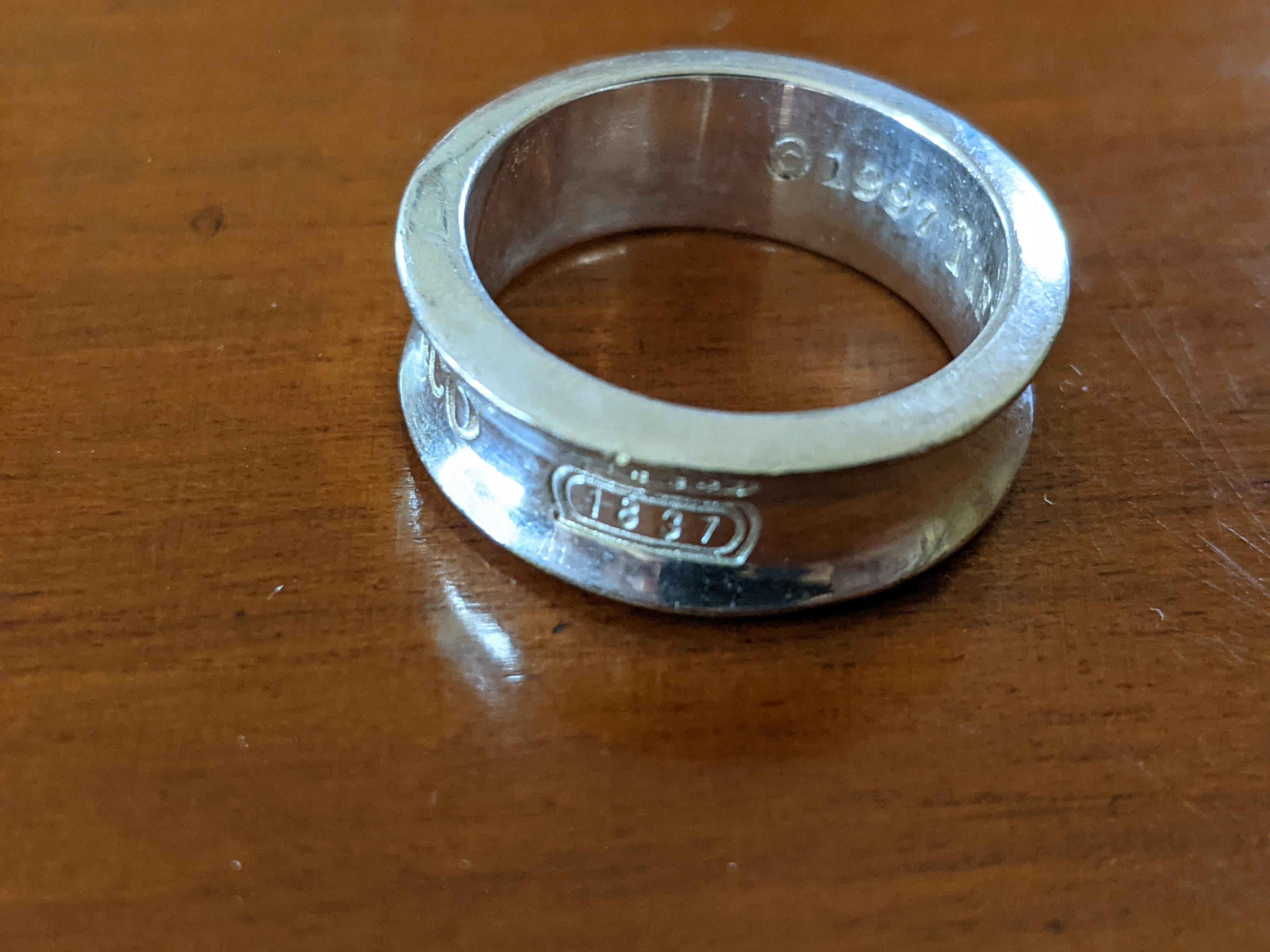 Tiffanys Silver Ring - Etsy