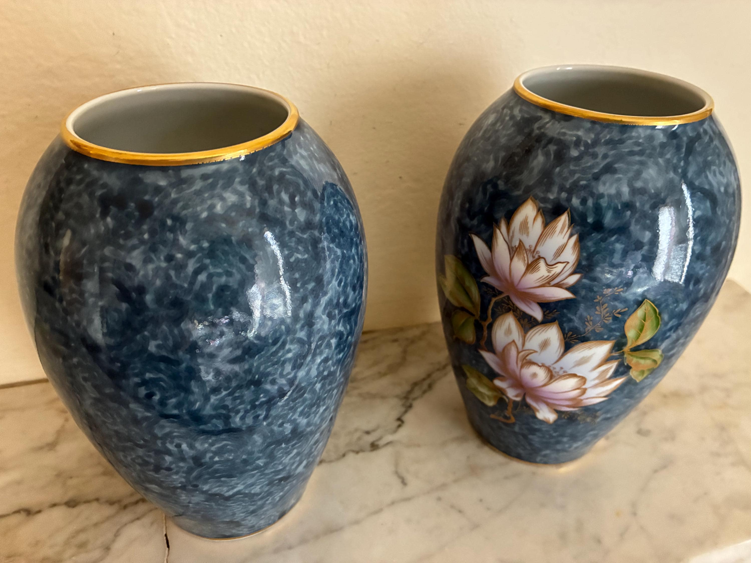 KPM 花瓶 ヴィンテージフローラル磁器KPM花瓶セット - Etsy 日本