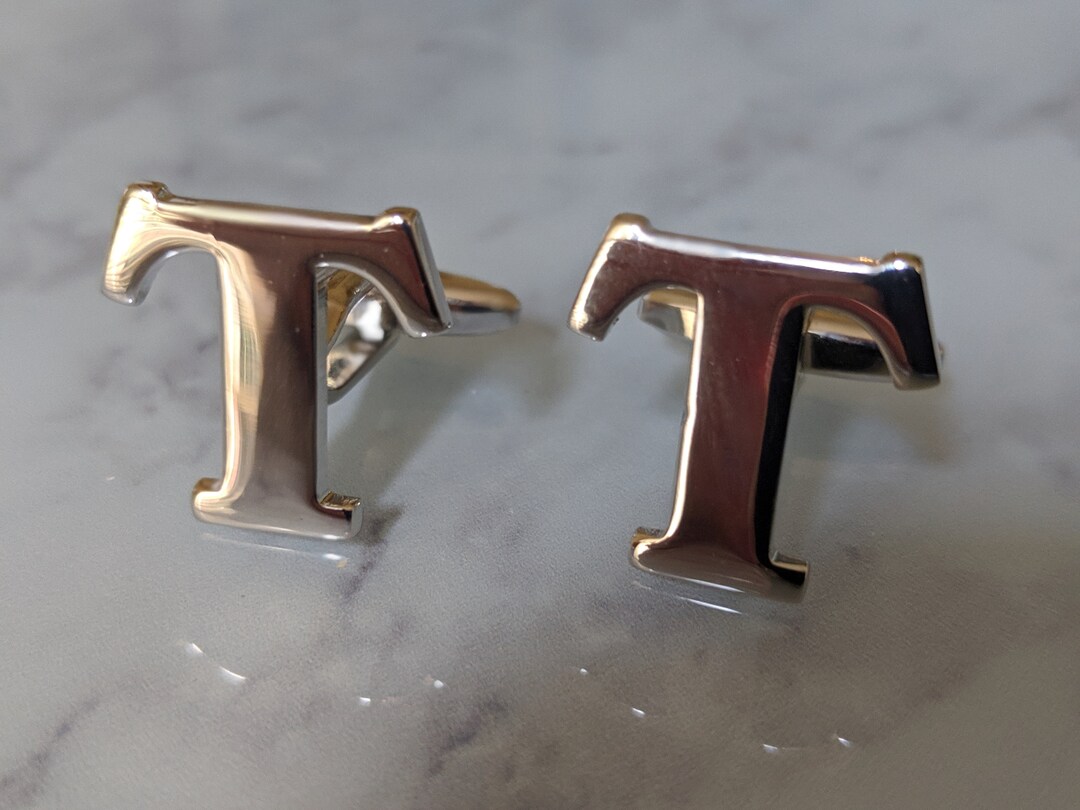 ティファニー T イニシャル カフス ボタン 文字 T イニシャル カフスボタン - Etsy 日本