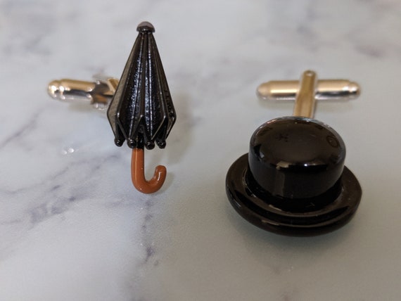Bowler hat cufflinks clearance