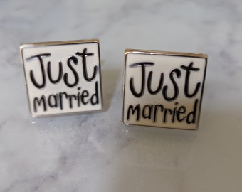 Just Married Cufflinks