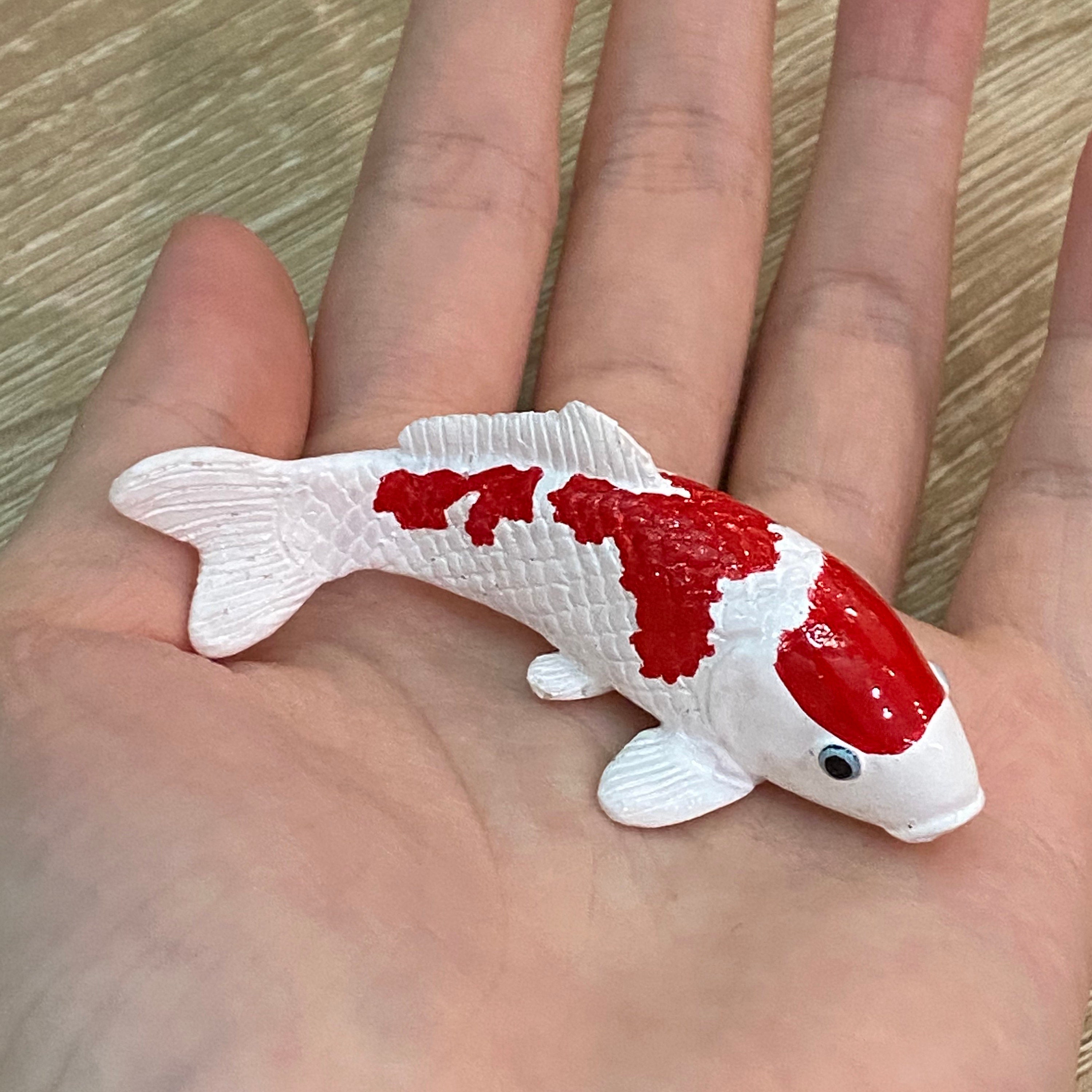 Customizable Koi Fish Fish Miniature Animal Figurine Pet Etsy