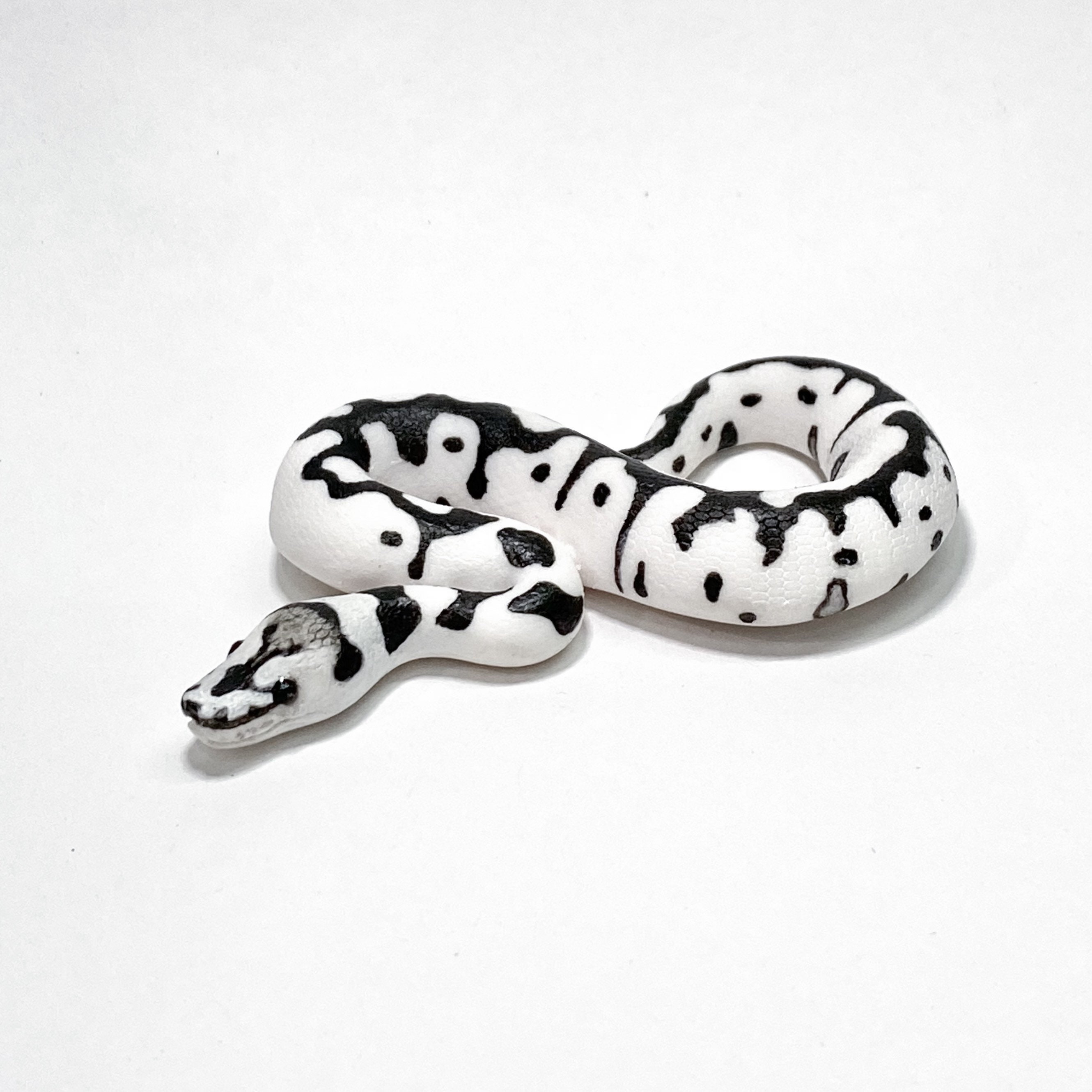 Axanthic Clown Ball Python