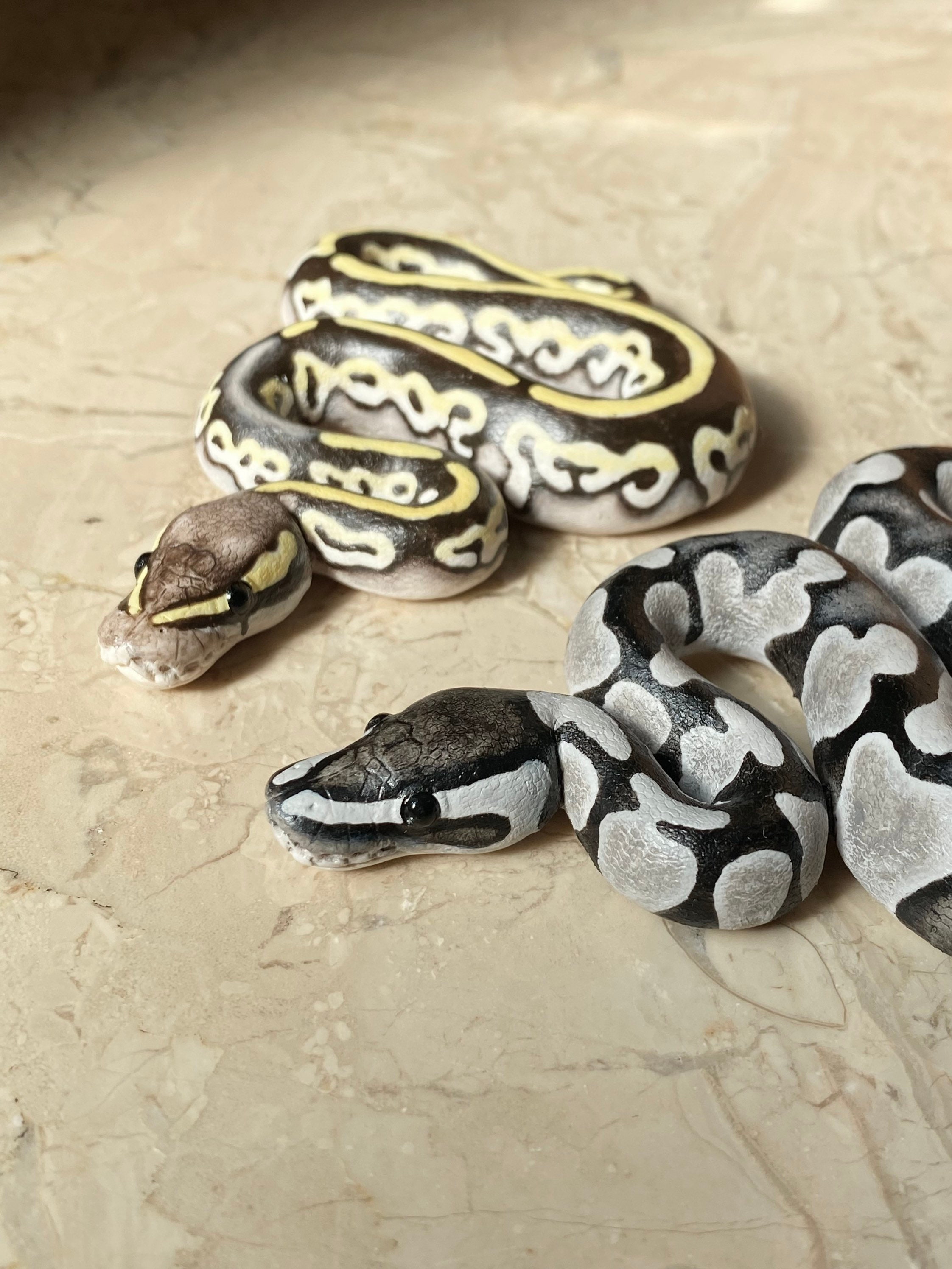 Customizable Ball Python Real Baby Size / Ball Python Figure / Etsy