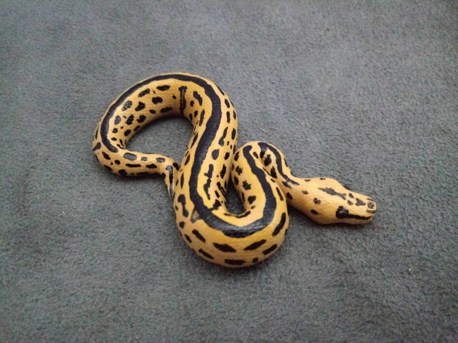 Customizable Ball Python Miniature // Ball Python Figure // | Etsy