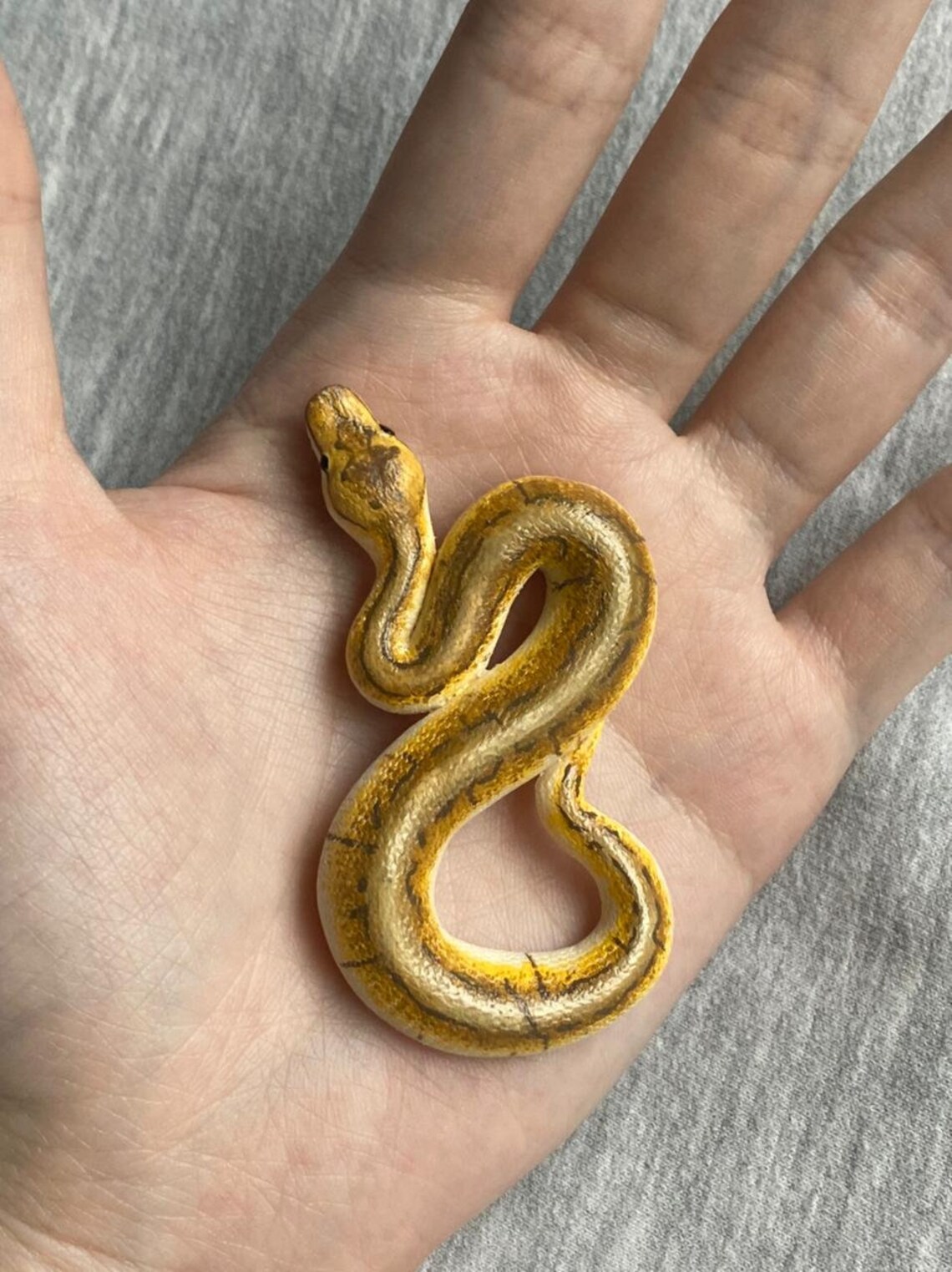 Customizable Ball Python Miniature // Ball Python Figure // | Etsy