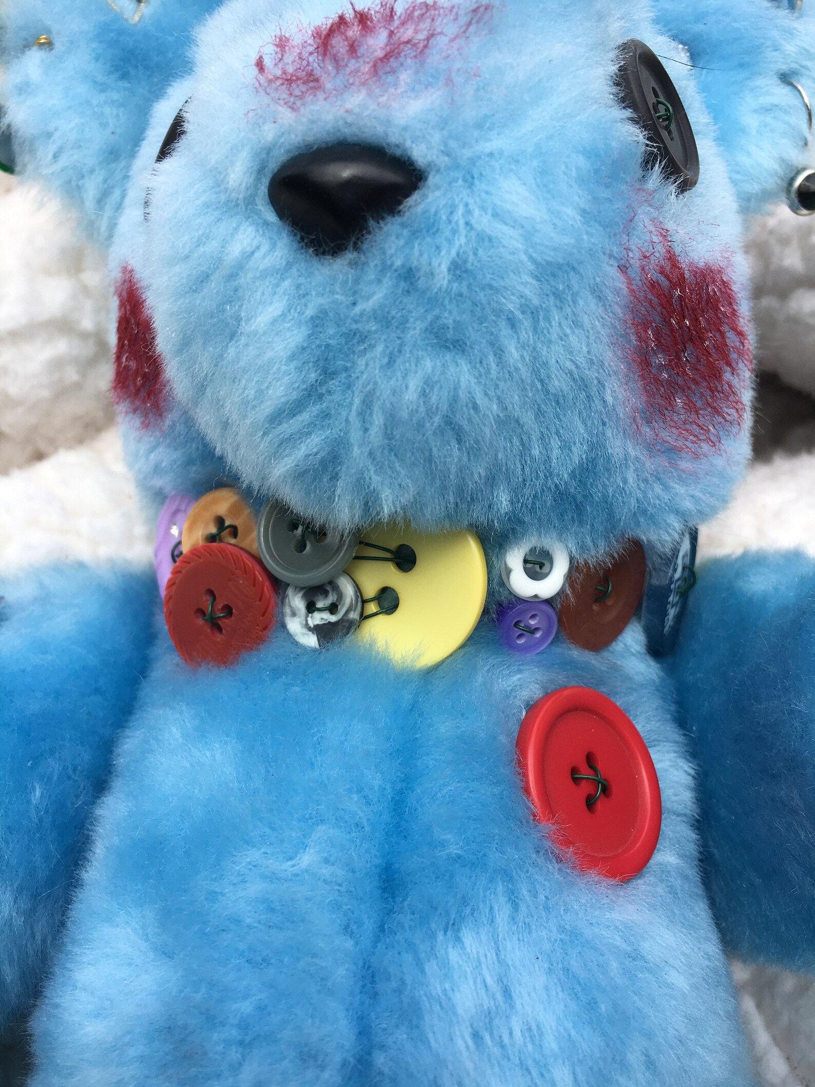 Hand Made Kidcore Bear Teddy bear Stuffed animal Etsy