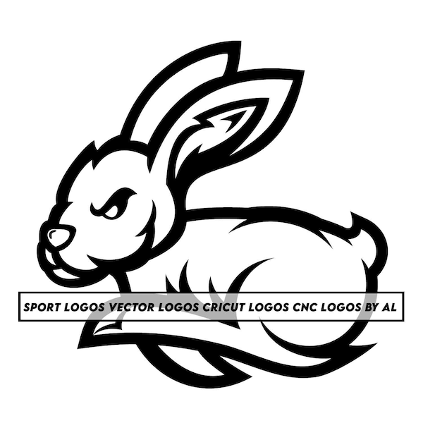 SPORTS Easter Bunny Svg, Bunny Svg, Rabbit Svg, Hare Svg, sports Svg, jackrabbit Cricut Files, Shaper, Clipart, CNC, Png, Dxf, Eps
