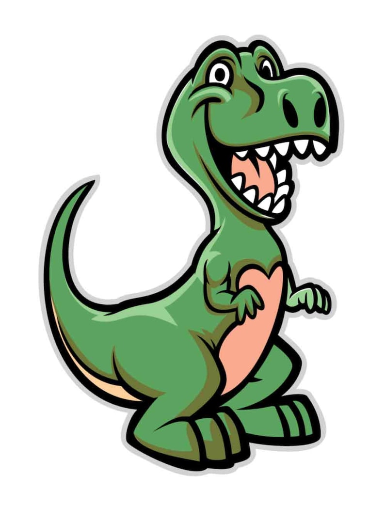 TOON T-Rex Dinosaurier Themes, Cute Trex, Kinder Dino, Dinosaurier svg ...