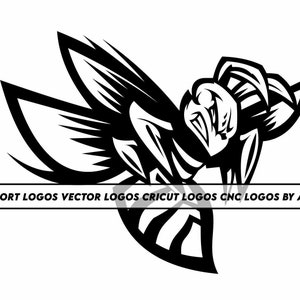 SPORTS Hornet Svg, Savage Bee Svg, Wasp Svg, Sports Svg, Murder Hornet Svg, Killer bee Cricut Files, Shaper, Clipart, CNC, Png, Dxf, Eps