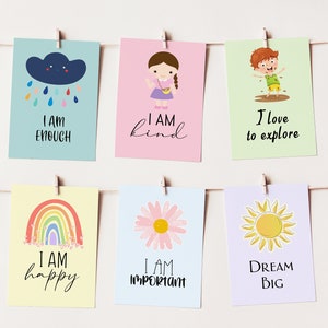 Kids Affirmation Cards | Self Love | Affirmations | Children