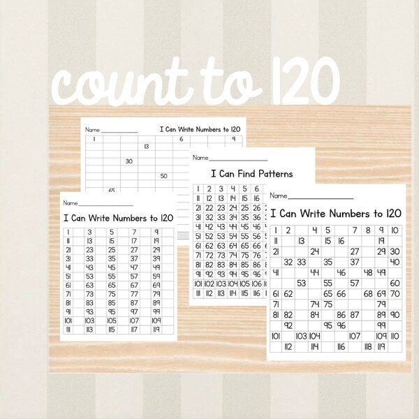 120 Chart Poster Etsy