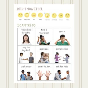 Problem Solving - Behavior Reflection - Stop and Think Sheet - Social Emotional - Conflict Resolution - Elementary - Back to School