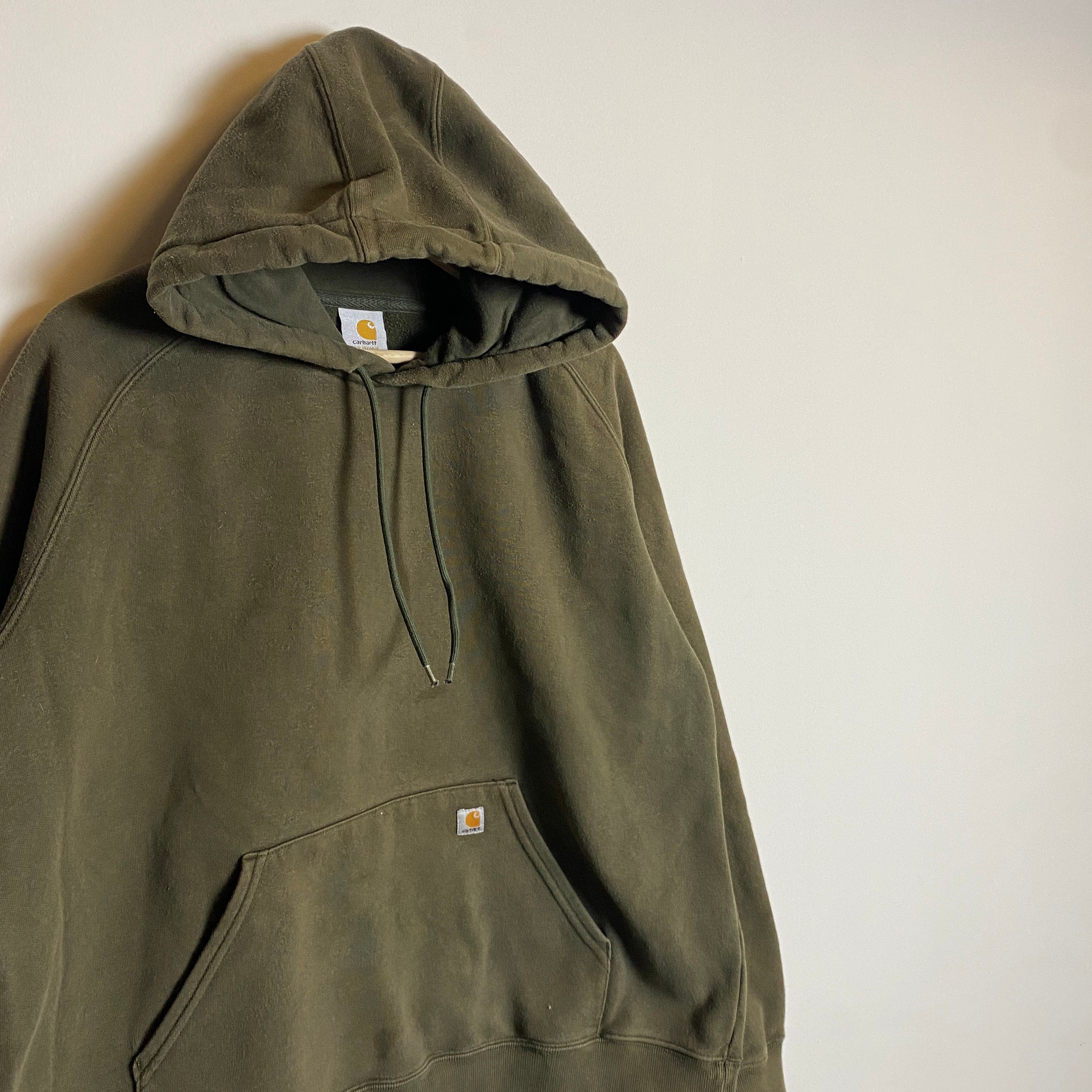 Olive green carhartt hoodie 2025