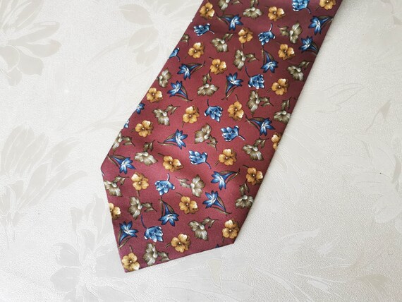 Cravate Homme Vintage 70's CIRCUS London - Laine Large, Motif Graphique Noir/jaune/noisette, Neuf Sans étiquette