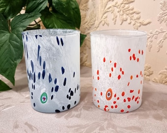 MURANO glass glasses &quot;Goto de Muran&quot; - Artistic glass - Made in Italy - Venice