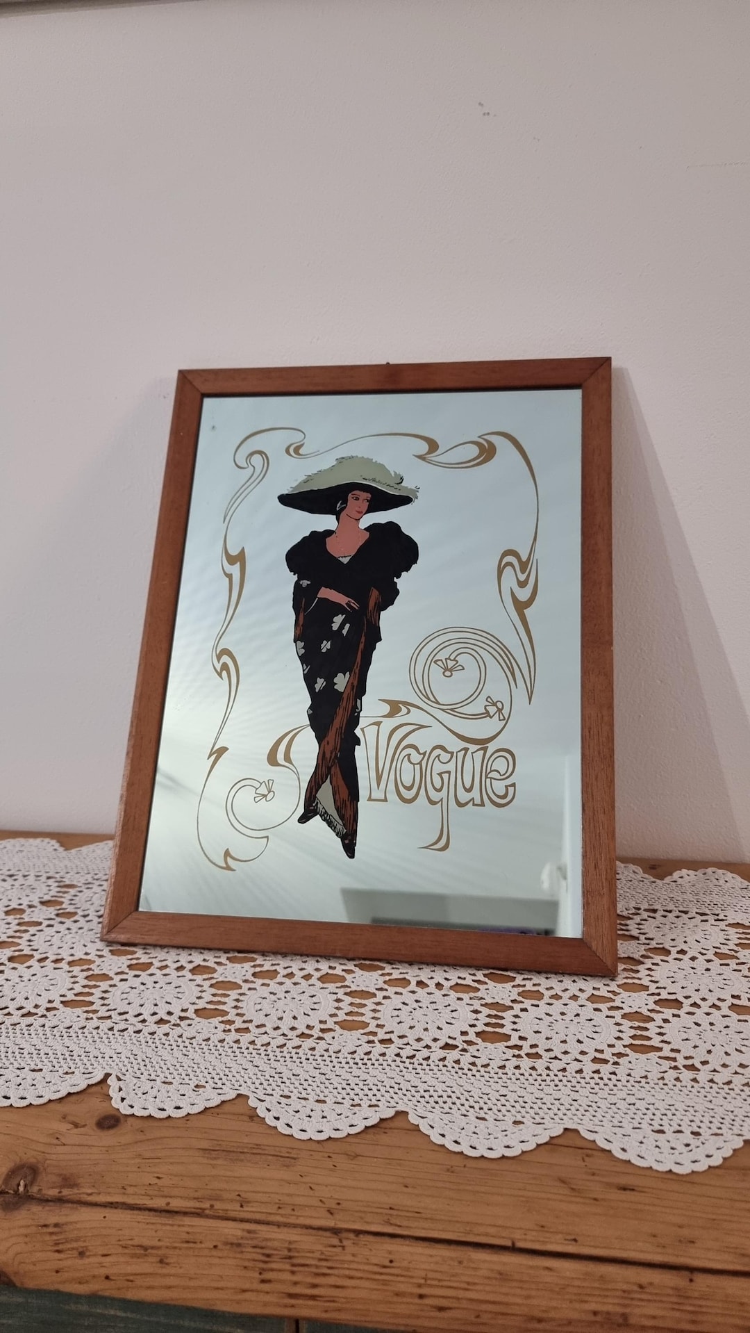 アンティーク　VOGUE　ヴォーグ　パブミラー　インテリア　工芸品　A2872 il_1080xN.6844673204_23vr.jpg