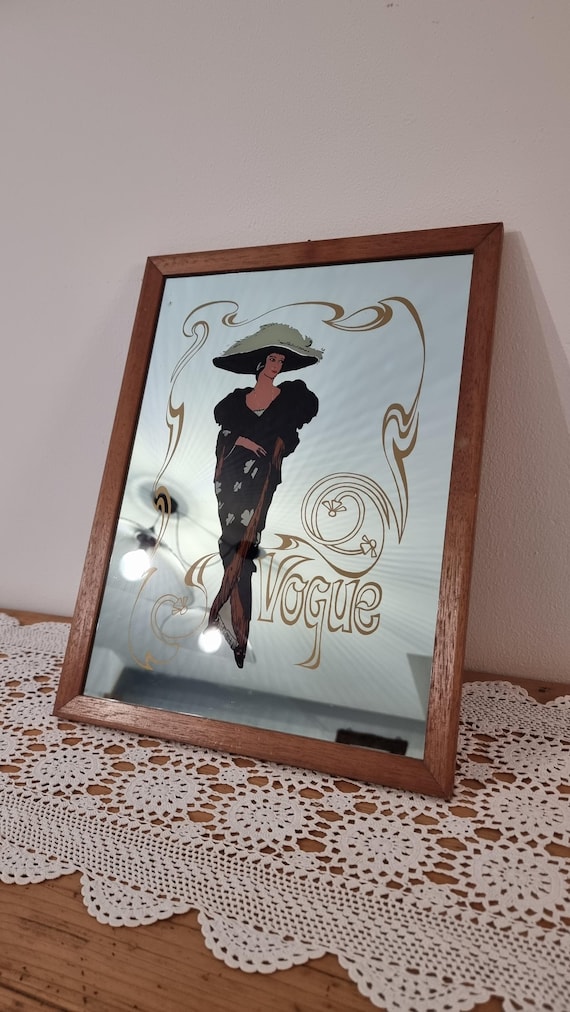 VOGUE Mirror - Advertising Mirror - Etsy