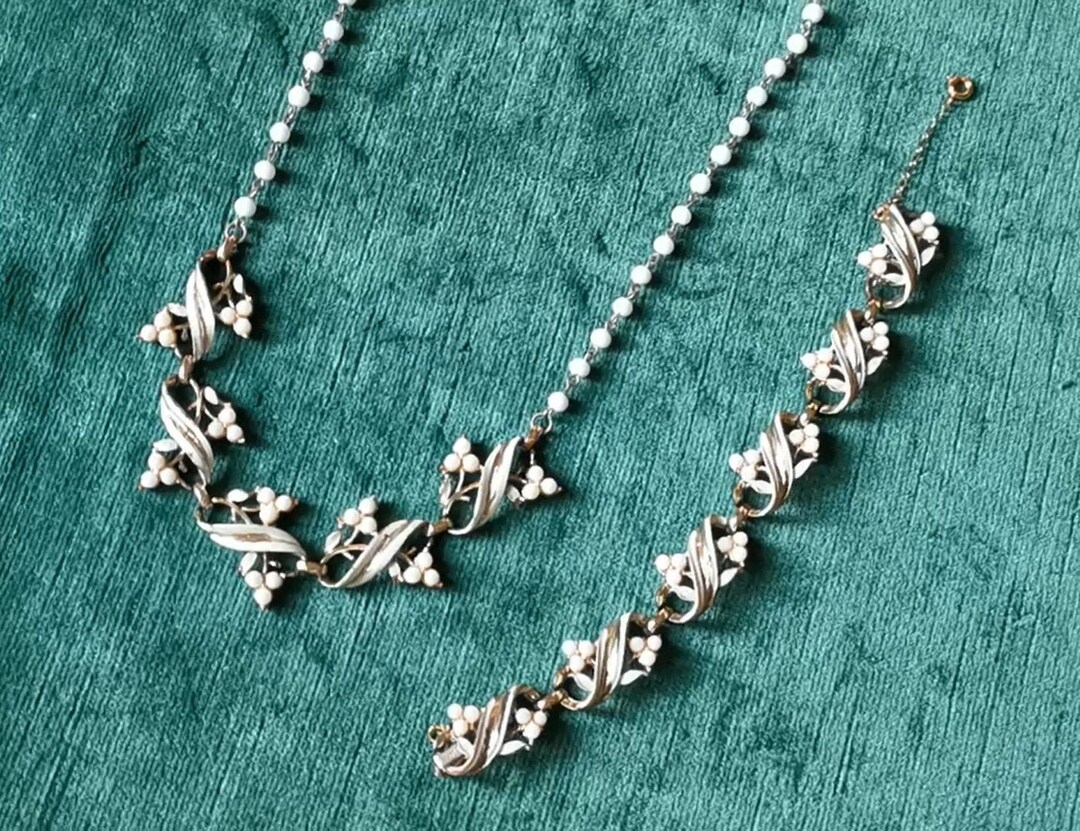 Collana Heidi Daus Gatto In Cristallo E Smalto Nero - Perline 17,5" - Nuova Con Etichette