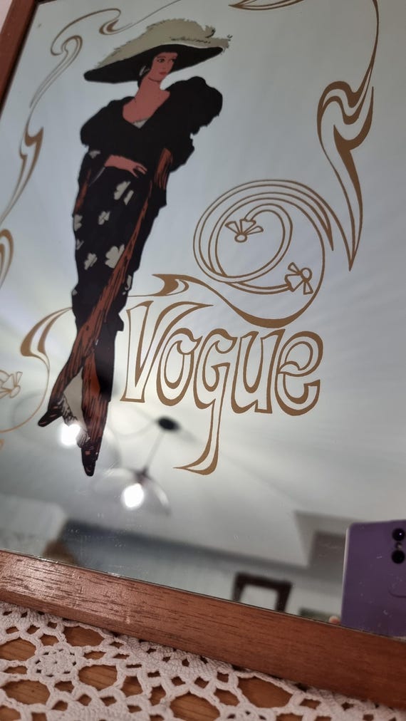 VOGUE Mirror - Advertising Mirror - Etsy