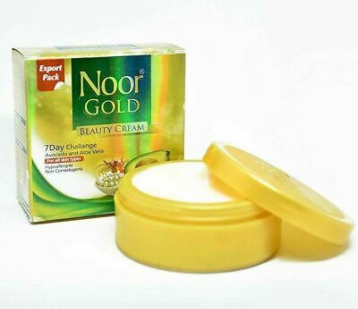 Noor Gold Beauty Whitening Cream 100 Original With Avocado & Etsy