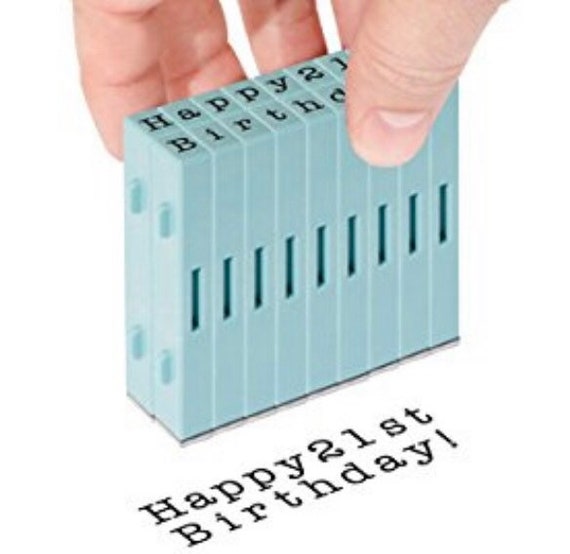 Xiem Attachable Letter Stamp Set Lowercase