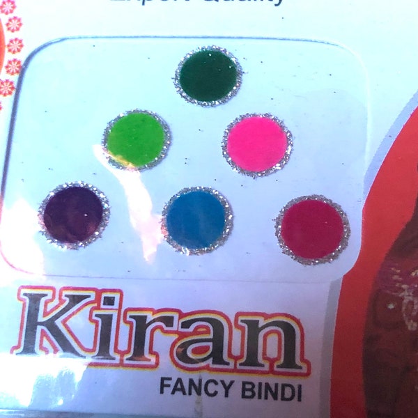 Multicolor fancy Face gems,BOLLYWOOD Bindi,Boho and Hippie border bindis, Indian Bindi, Colorful bindi, Stone Bindi, Round Bindi dot,