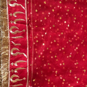 nikah red dupatta