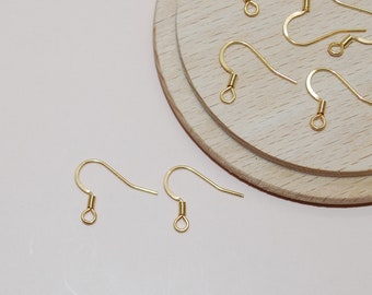 100 épingles à Tête Oculaire En Or - Acier Inoxydable Pour Créer Bijoux DIY (boucles D'oreilles, Bracelets, Colliers)