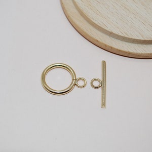 21mm Gold Stainless Steel Toggle Clasp for Jewelry Making