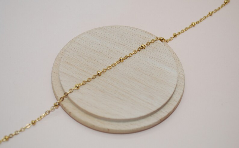 Fine Gold Ball Chain in Stainless Steel 2.5x2mm for Jewelry Creation - Etsy
