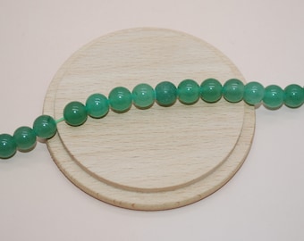 9mm round Aventurine bead for jewelry creation, real natural stone bead