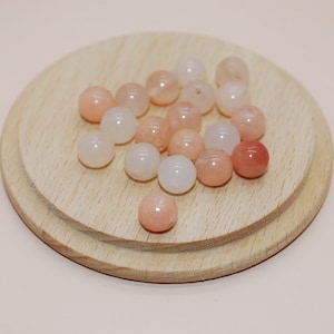 8mm CALCITE round beads for jewelry creation, real natural stone bead