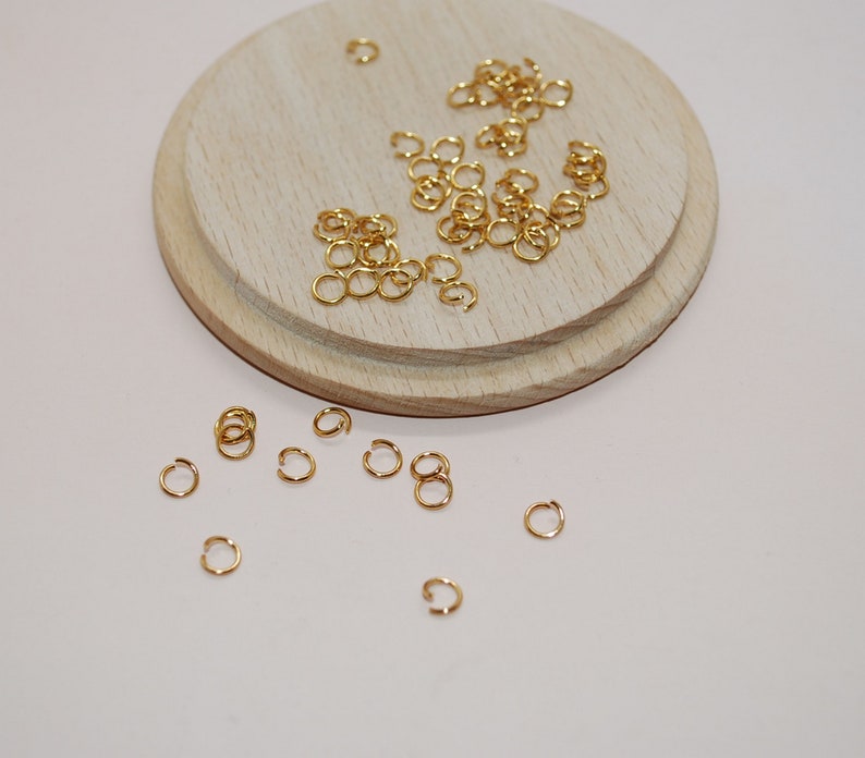 LOT DE 50 ANNEAUX De JONCTION CONNECTEURS Fermés OVALES 16 X 9mm - Foto 2