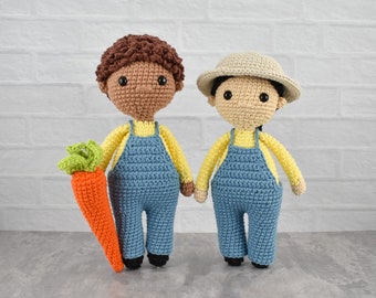 Farmer - Crochet Pattern PDF - Digital Download