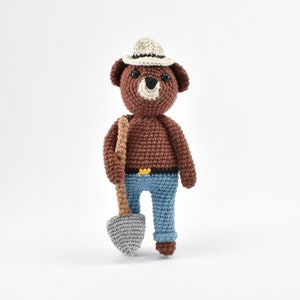 Smokey Bear - Crochet Pattern PDF - Digital Download